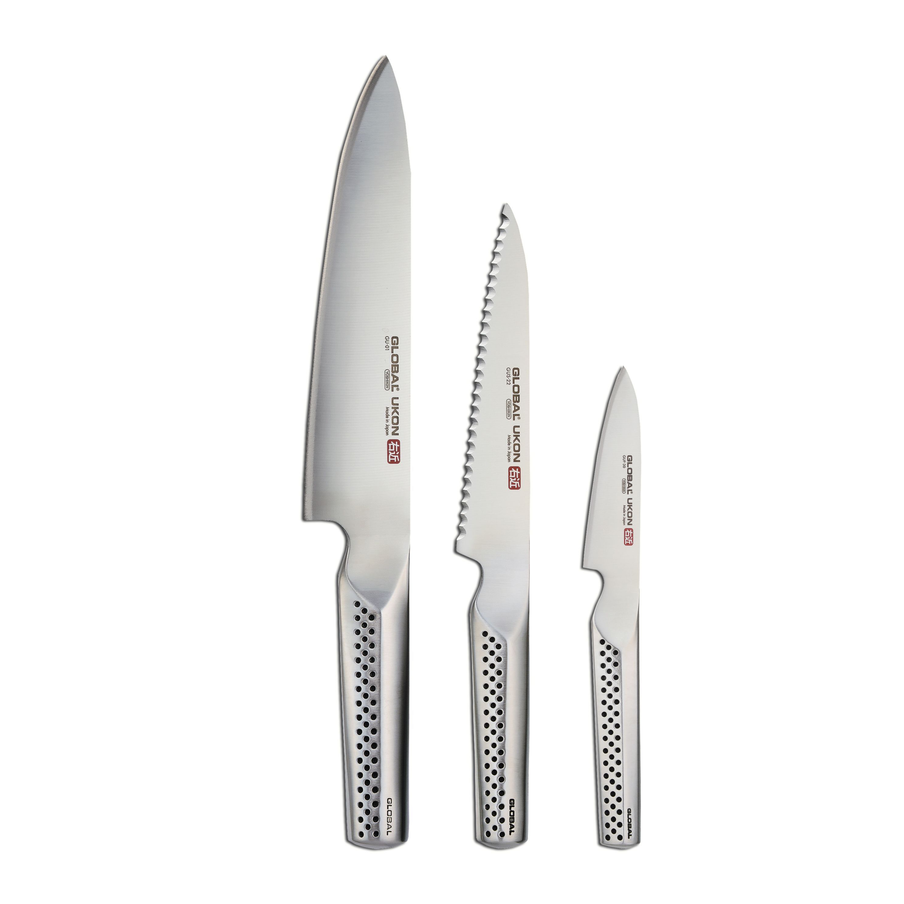 Global Cutlery Global UKON 3-Piece Knife Set | Joy