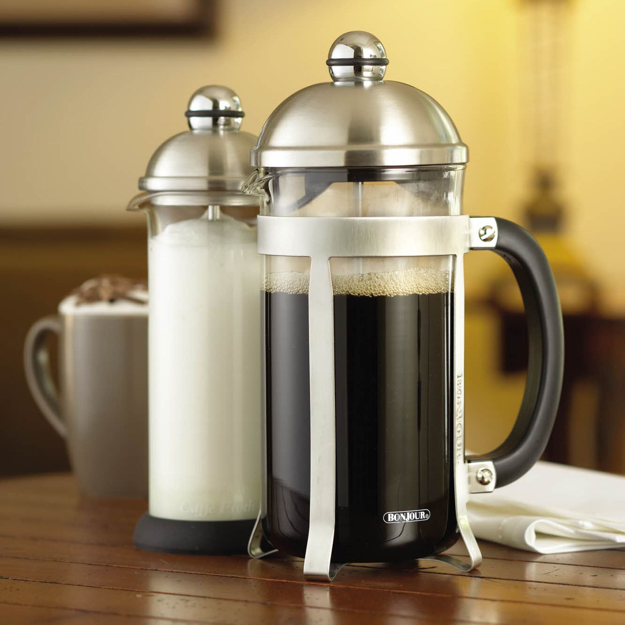 BonJour Maximus French Press in Stainless Steel Joy
