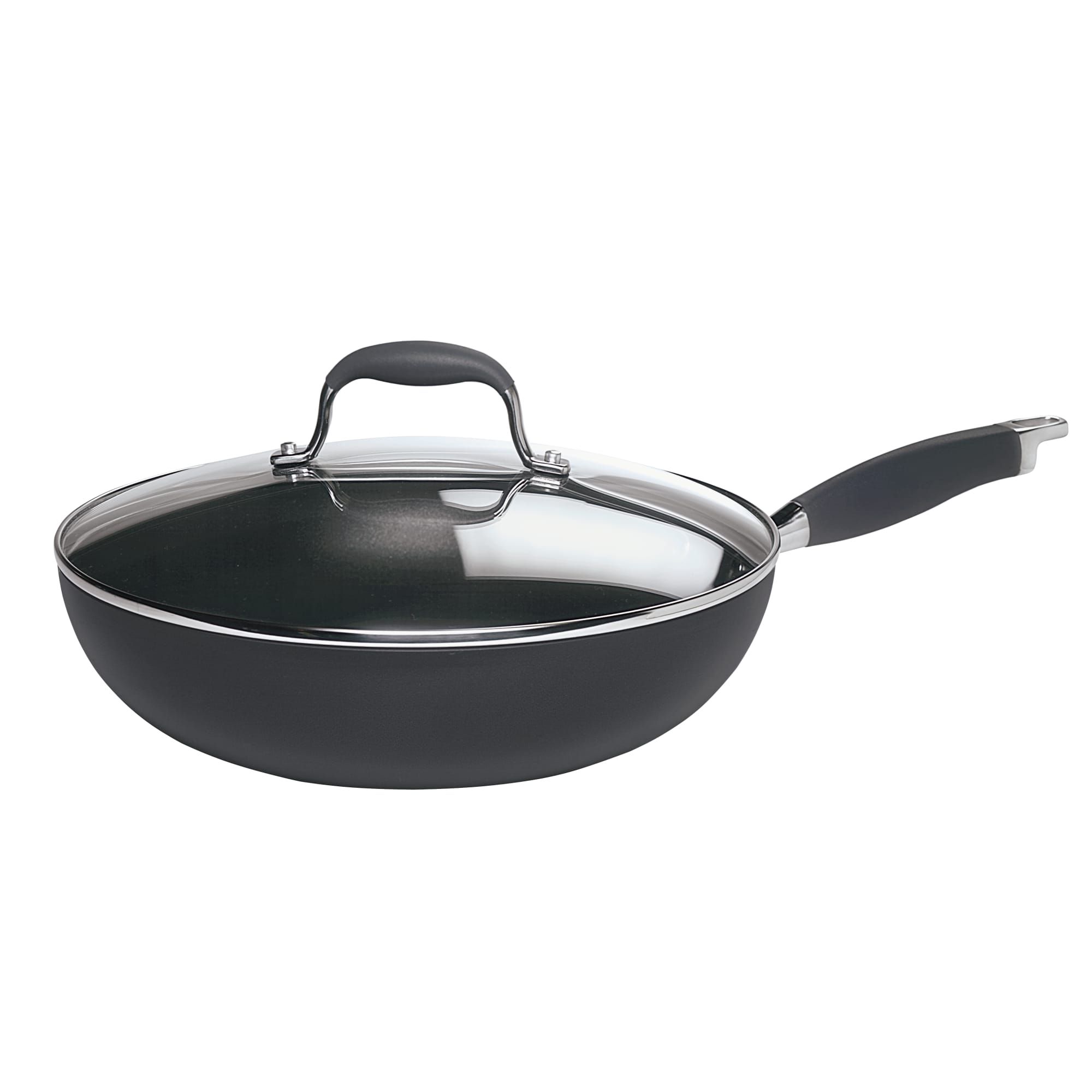 Anolon Advanced Hard Anodized Nonstick Gray Ultimate Pan with Lid, 12" Joy