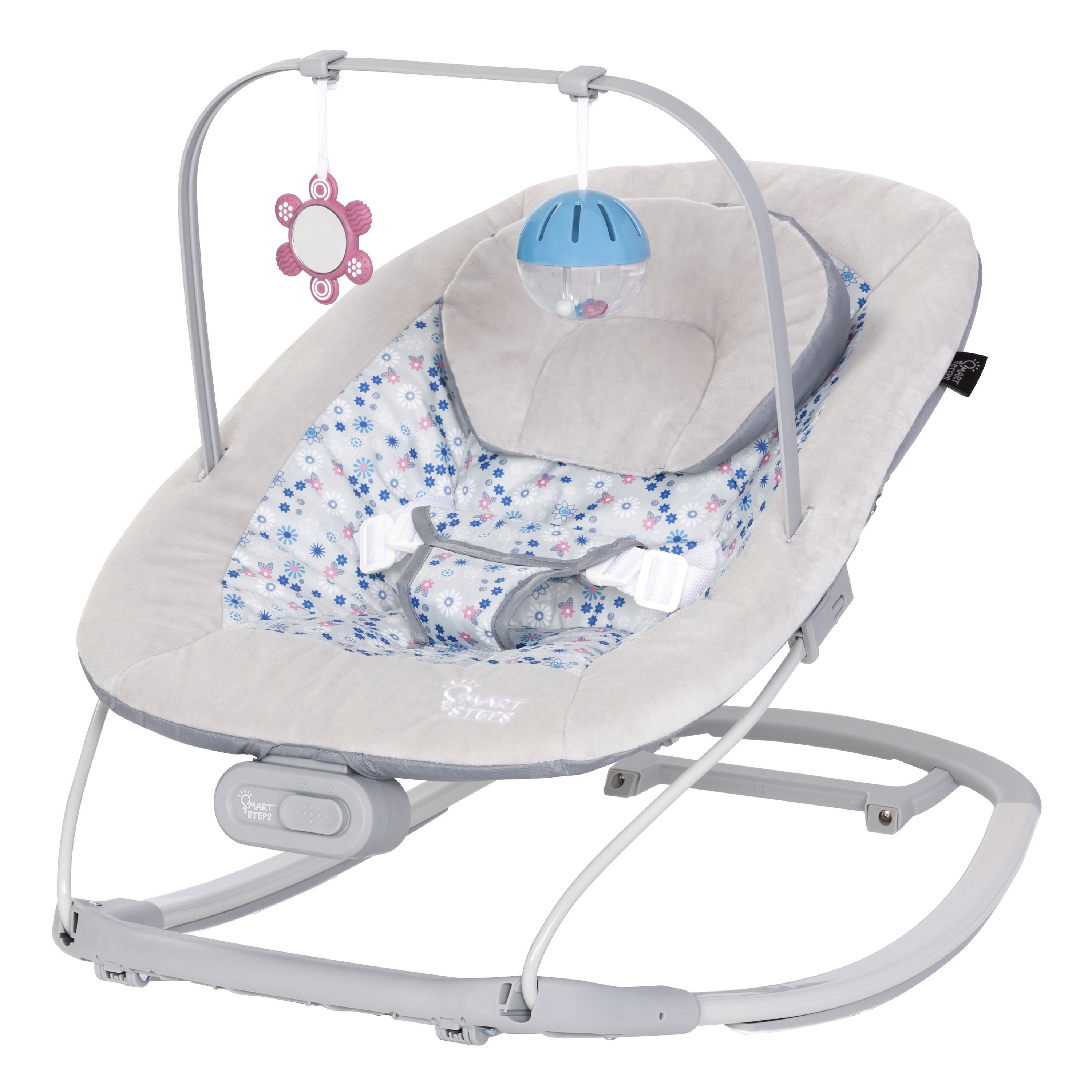 Smart Steps My First Rocker 2 Bouncer in Daisy Pink | Joy