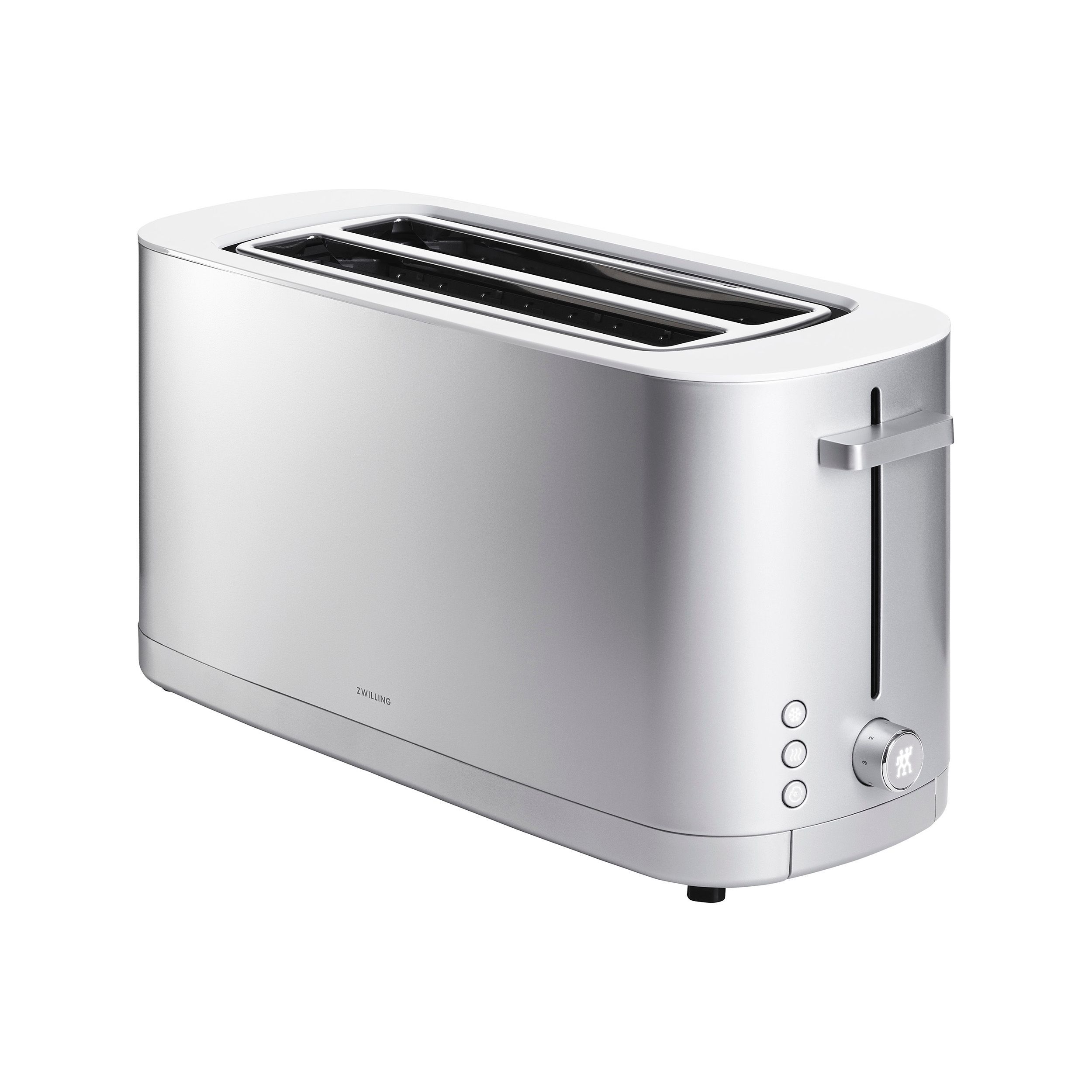 Zwilling Enfinigy Cool Touch 2Slice Long Slot Toaster in Silver Joy