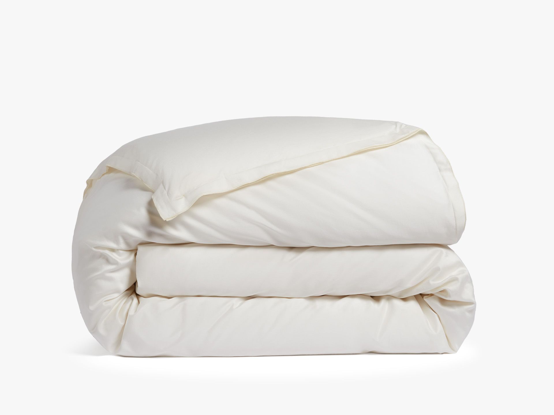Parachute Sateen Duvet Cover in Cream, Full/Queen Joy
