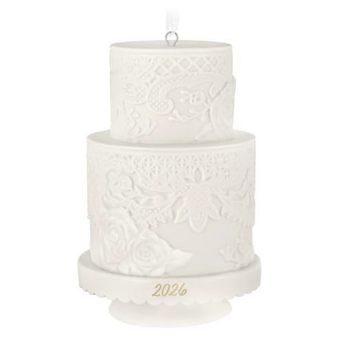 Hallmark Keepsake Christmas Ornament (Wedding Cake 2026)
