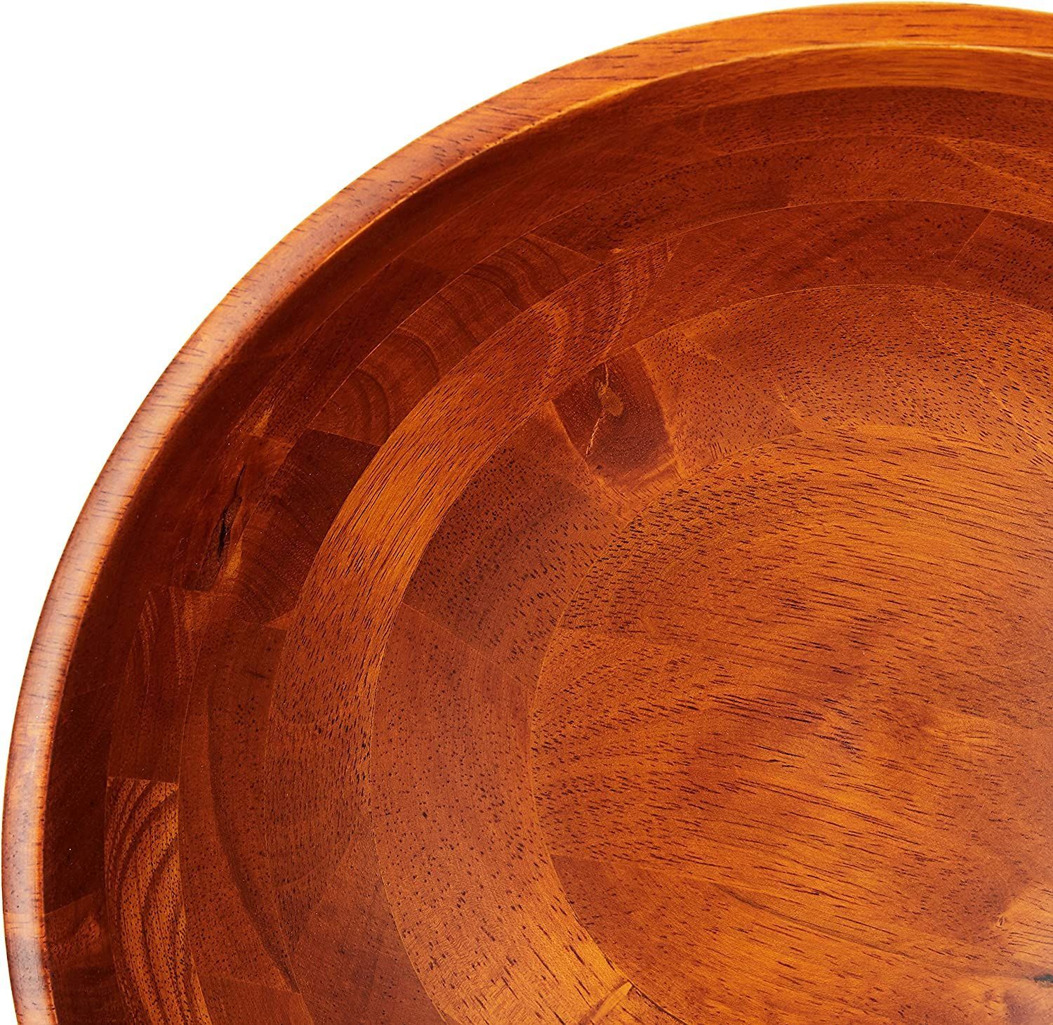 Lipper Cherry Finish Large Footed Bowl | Joy