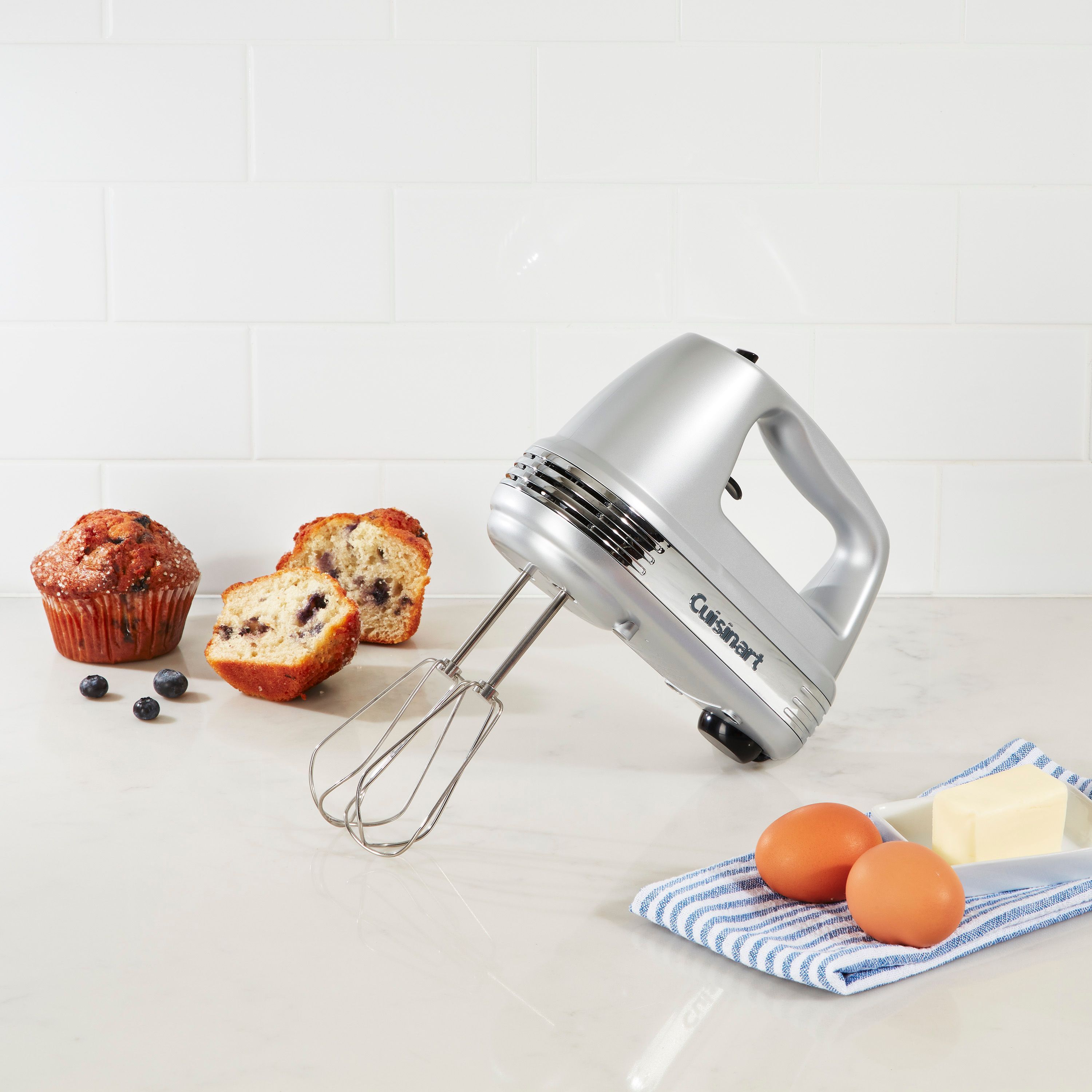 Power Advantage Plus 9-Speed Hand Mixer with Storage Case in Chrome