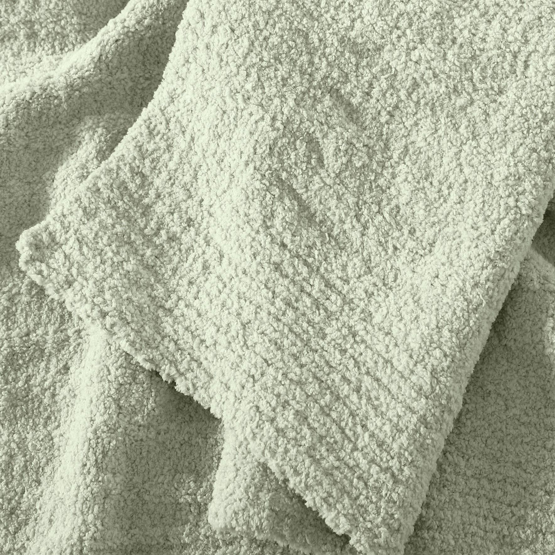 Sunday Citizen Ribbed Lightweight Throw in Sage Joy