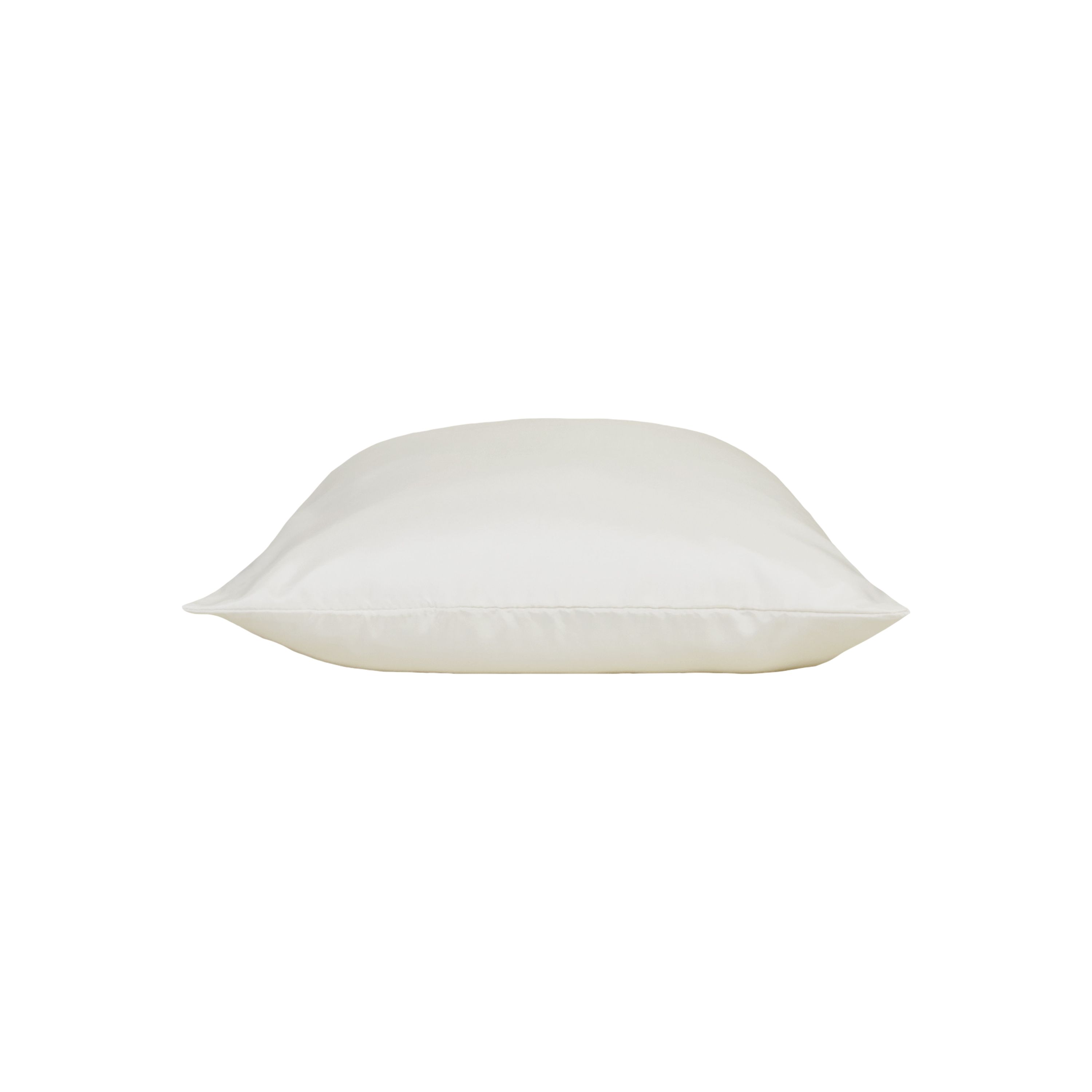 Slumber Cloud Cooling Silk Pillowcase in Pearl, King Joy