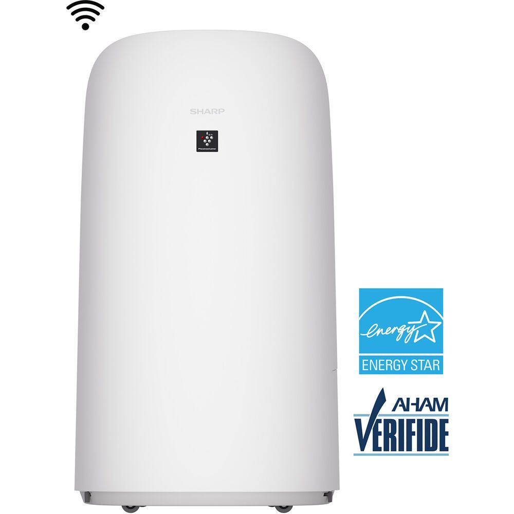 Sharp Smart Plasmacluster Ion Air Purifier with True HEPA + Humidifier ...