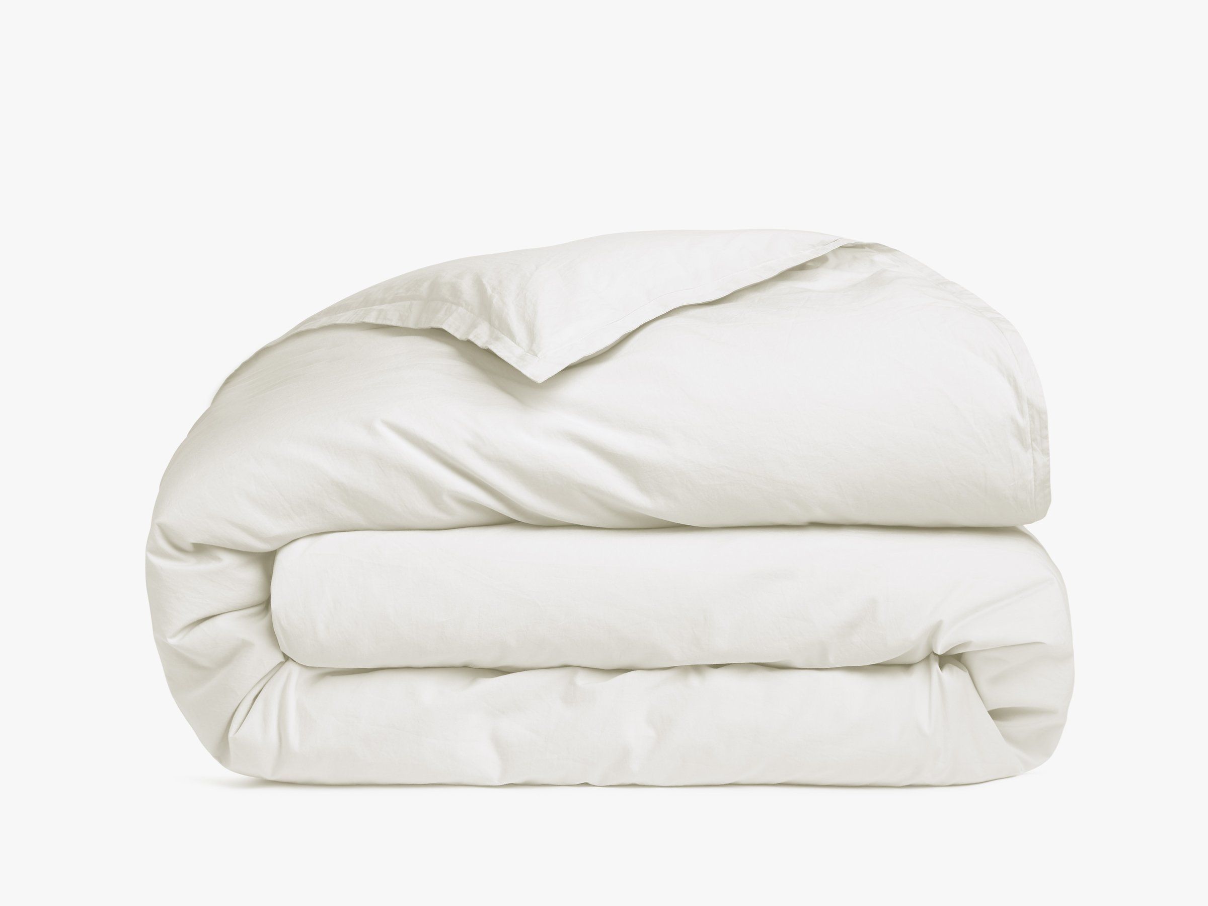 Parachute Percale Duvet Cover in Cream, Full/Queen | Joy