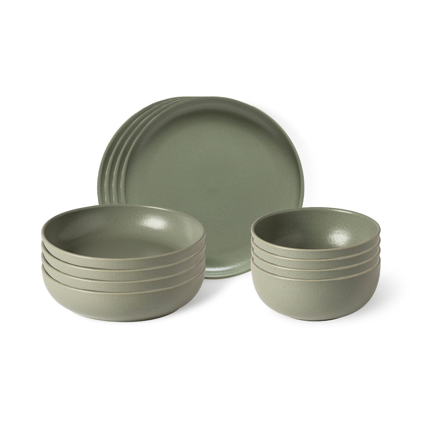 Casafina Pacifica 12Piece Dinnerware Set in Artichoke, Service for 4 Joy