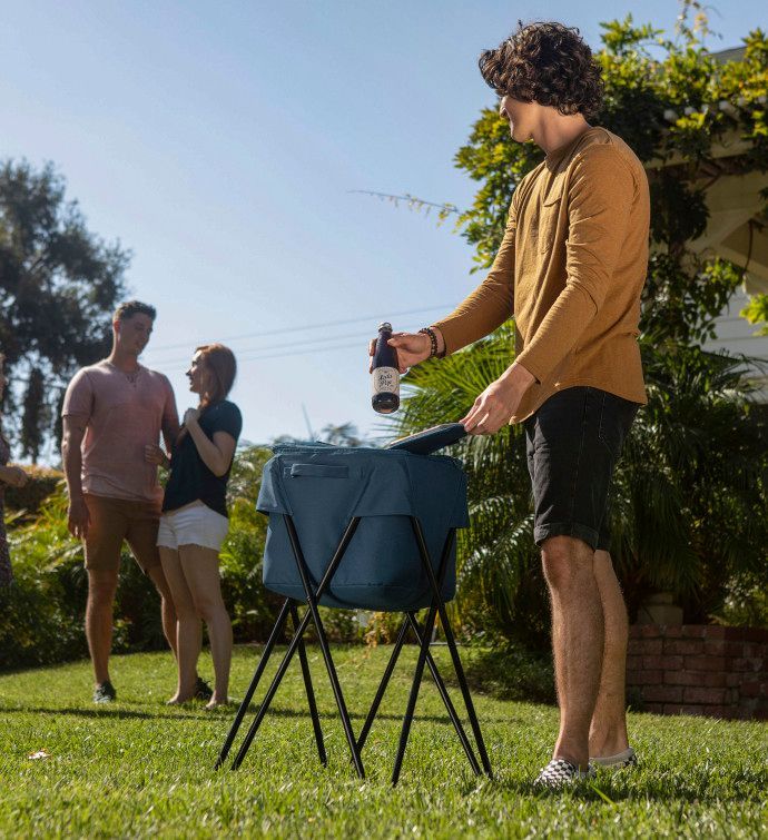 Oniva Party Cooler with Stand in Navy Joy
