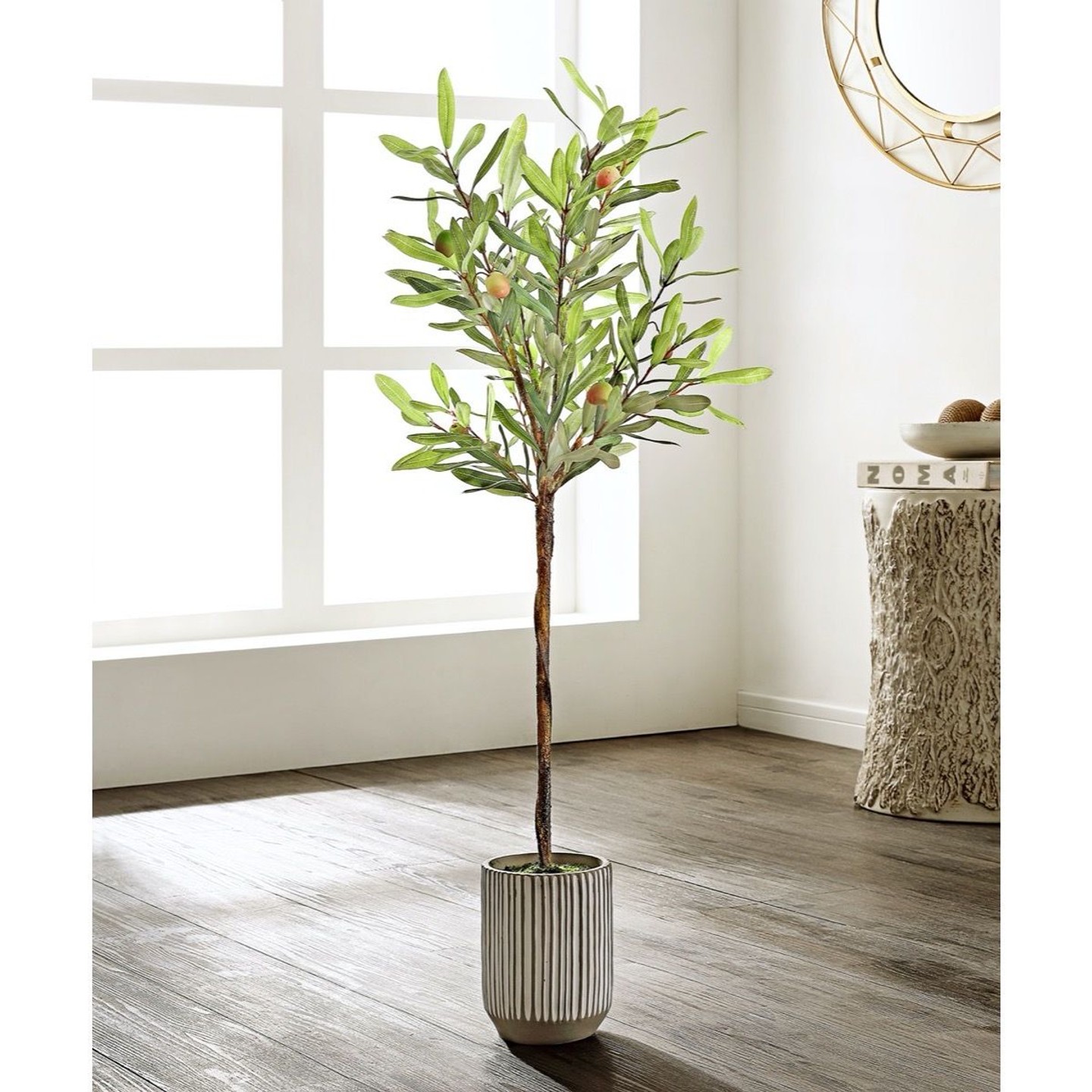 Safavieh Faux Potted Olive Tree