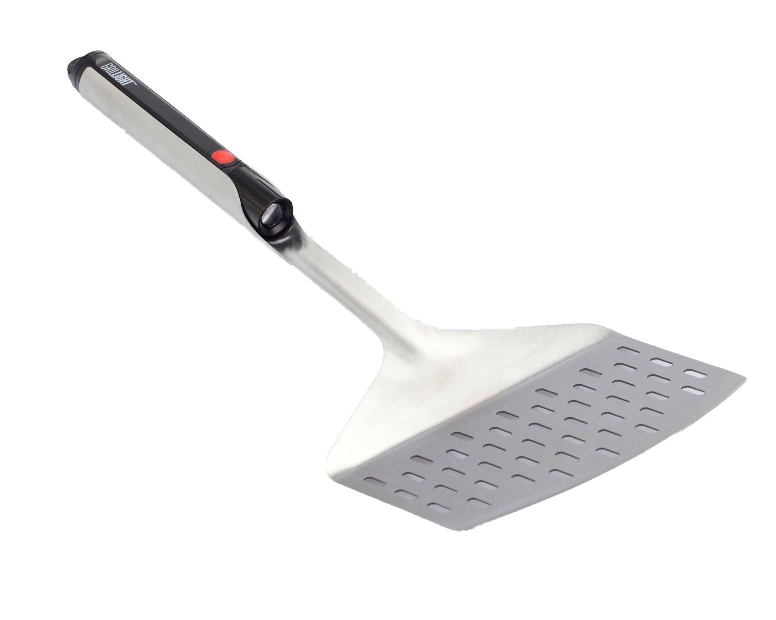 Set Utensili Barbecue Con LED Grillight | Pinze E Spatola In Acciaio Inox Con Torcia Integrata - 3