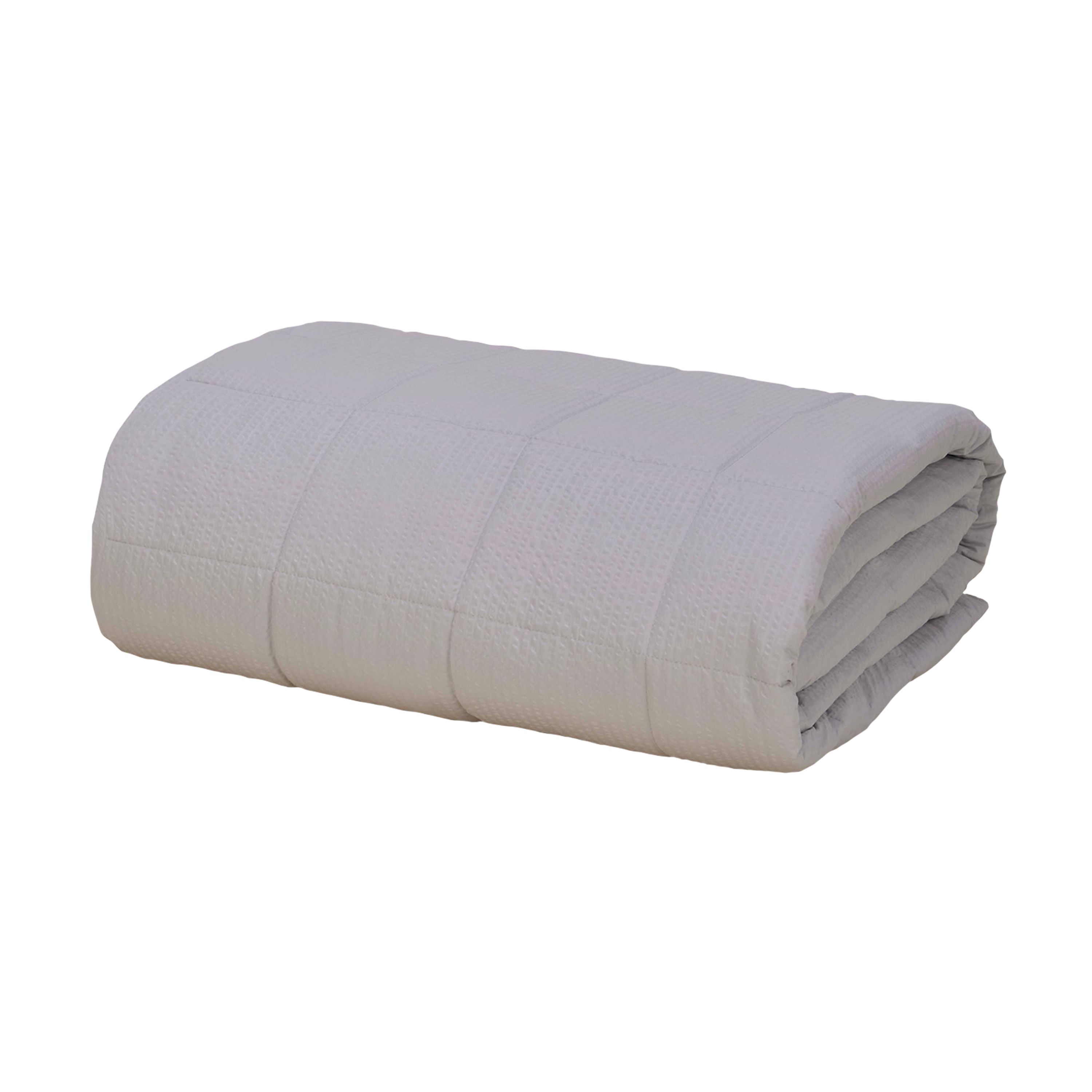 Slumber Cloud Temperature-Regulating Textured Blanket in Lunar Grey ...