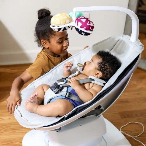 4moms MamaRoo Multi-Motion Baby Swing in Grey baby registry gift