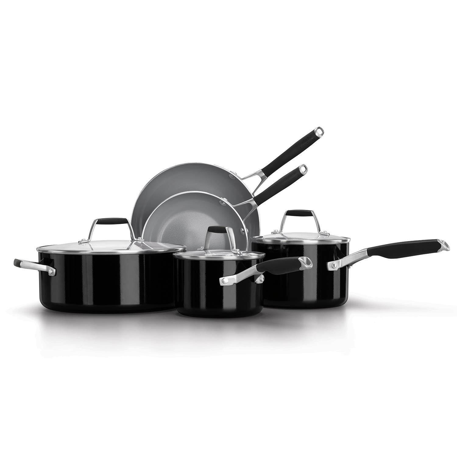 Calphalon Select 8-Piece Ceramic Oil Infused Nonstick Cookware Set | Joy