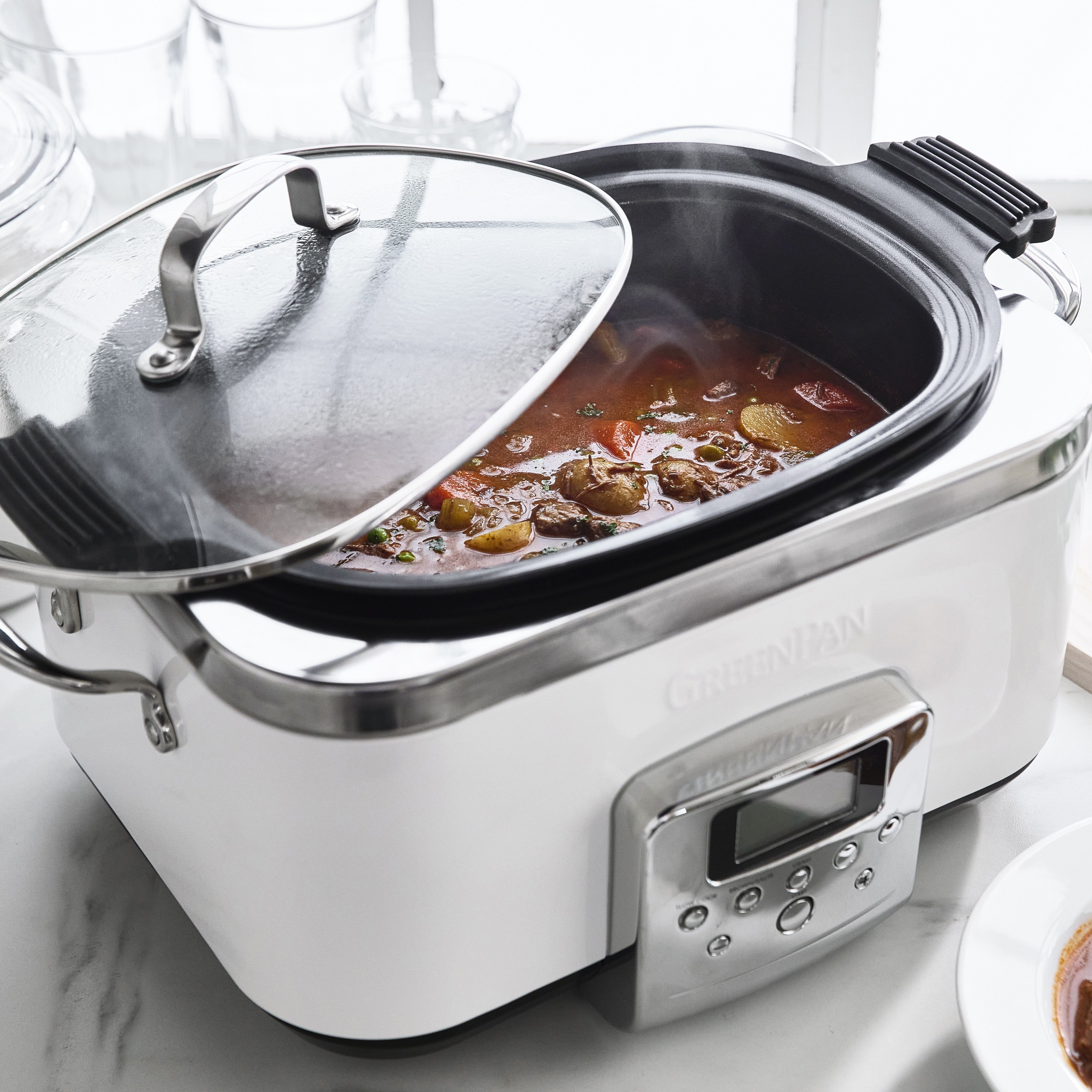 GreenPan Elite Cloud Cream Slow Cooker + Reviews