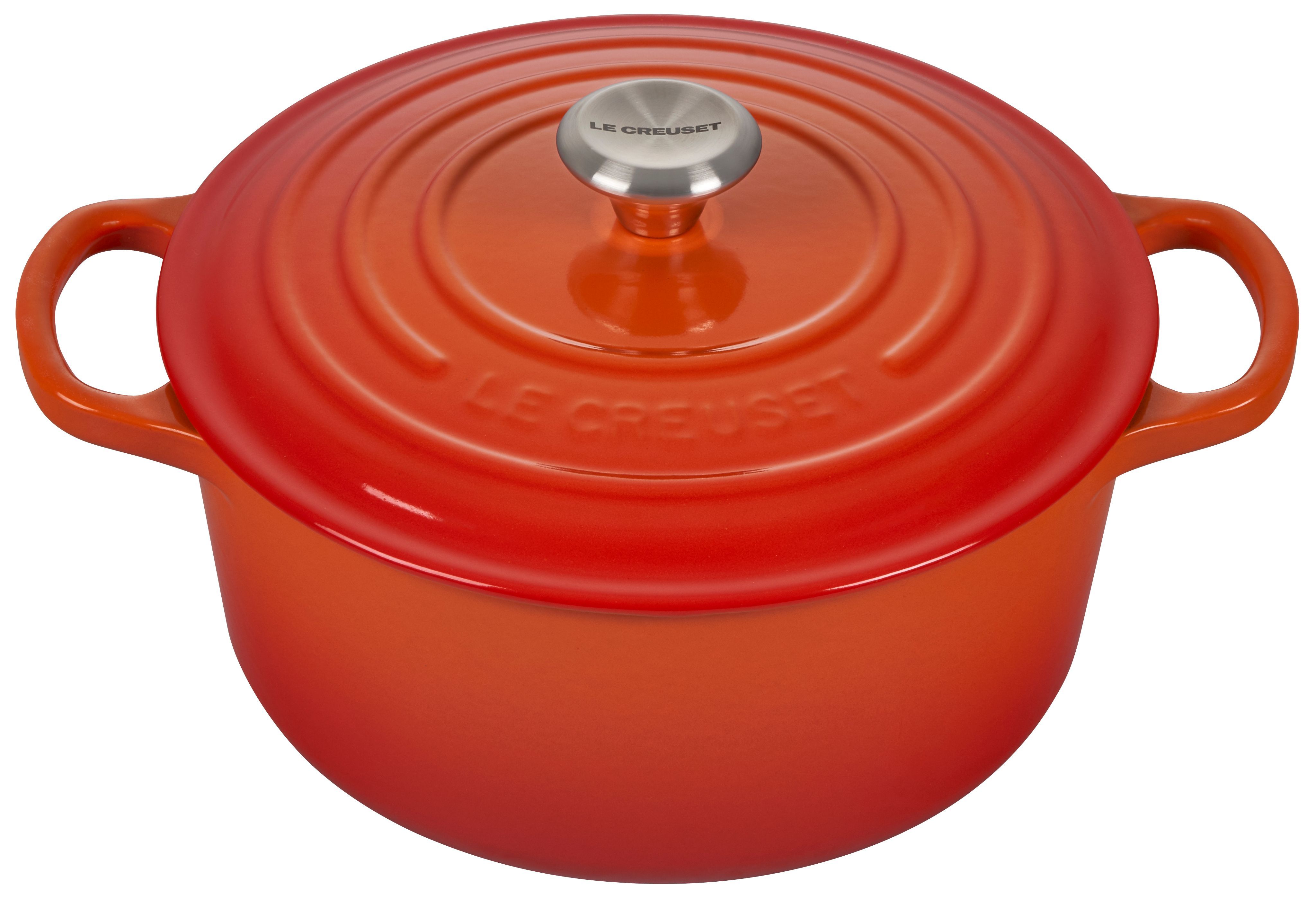 Le Creuset Signature Round Dutch Oven in Flame, 3.5 Qt. Joy