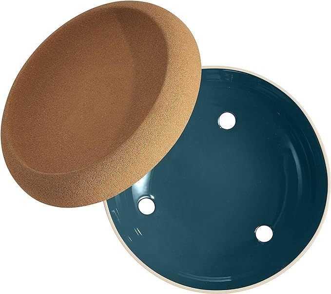 Emile Henry Ciotola Grande Blue Flame – 29,2 Cm, In Ceramica Francese Resistente, Forno E Lavastoviglie