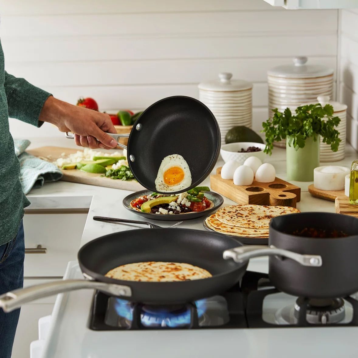 Calphalon Classic Hard-Anodized Nonstick 10-Piece Cookware Set | Joy