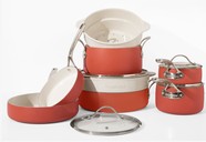 Bloomhouse 12 Piece Nonstick Triply Stainless Steel Cookware Set In 
