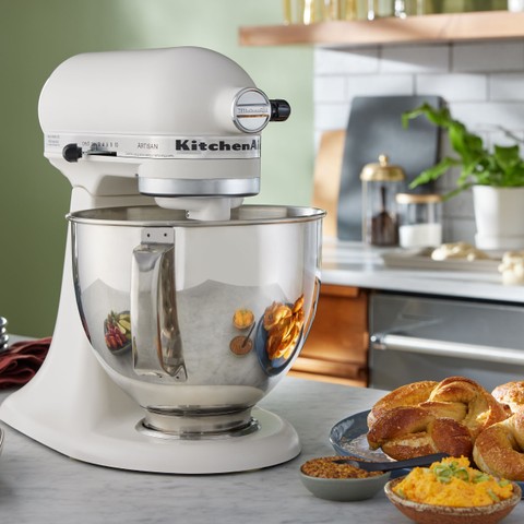 KitchenAid Artisan Series 5 Qt. Tilt-Head Stand Mixer in Porcelain White wedding registry gift