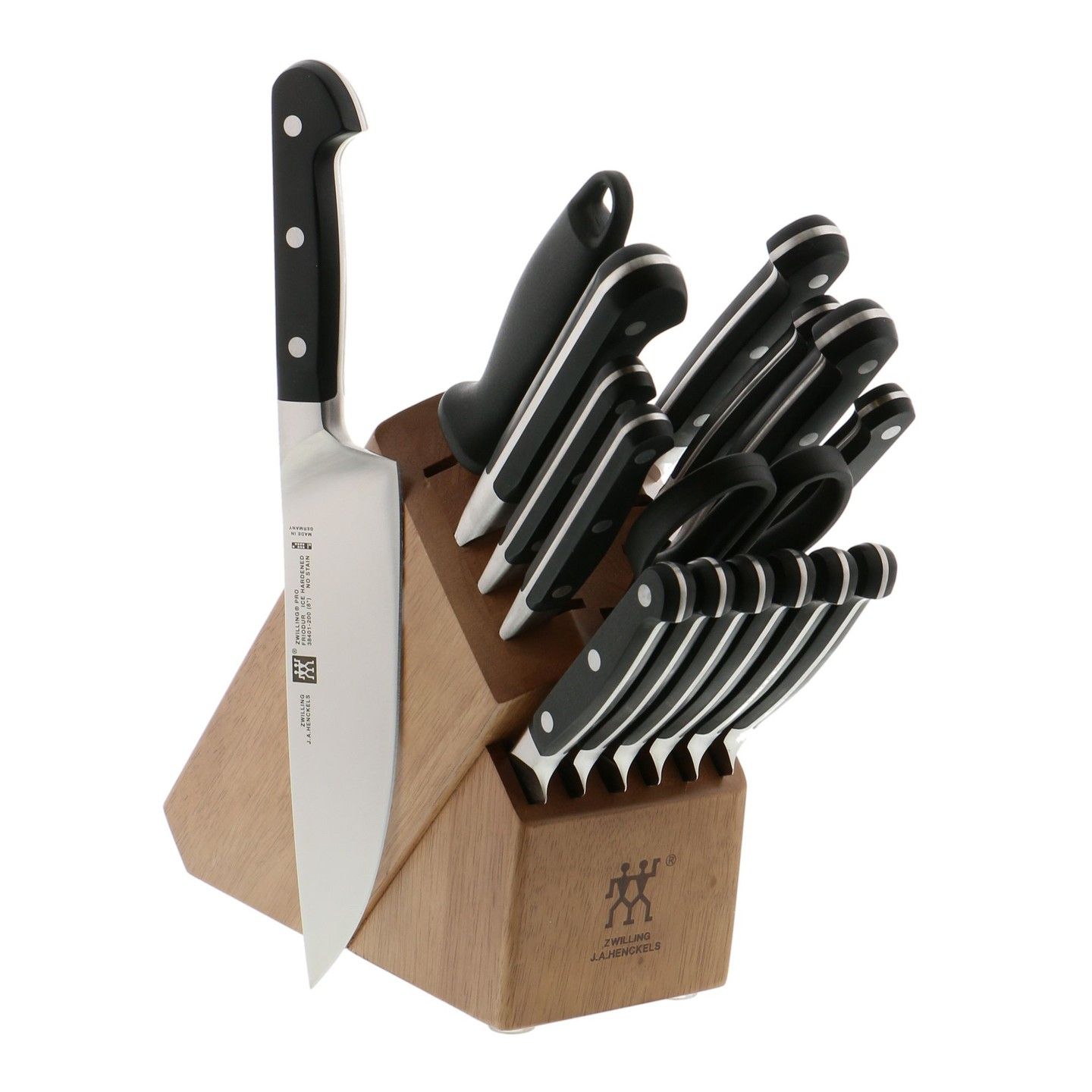  Schmidt Brothers - Carbon 6, 7-Piece Kitchen Knife Set,  High-Carbon Stainless Steel Cutlery with Midtown Acacia and Acrylic  Magnetic Knife Block: Home & Kitchen