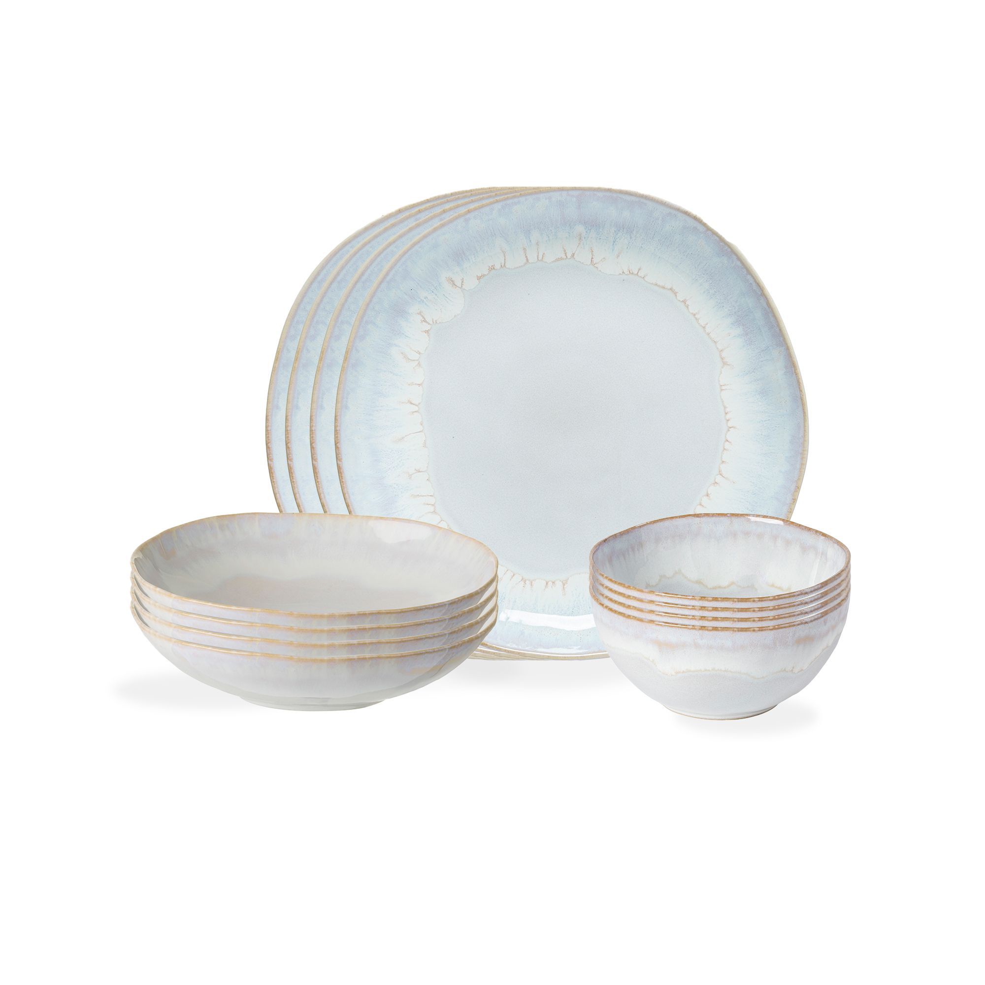Brisa 12-Piece Dinnerware Set in Sal, Service for 4