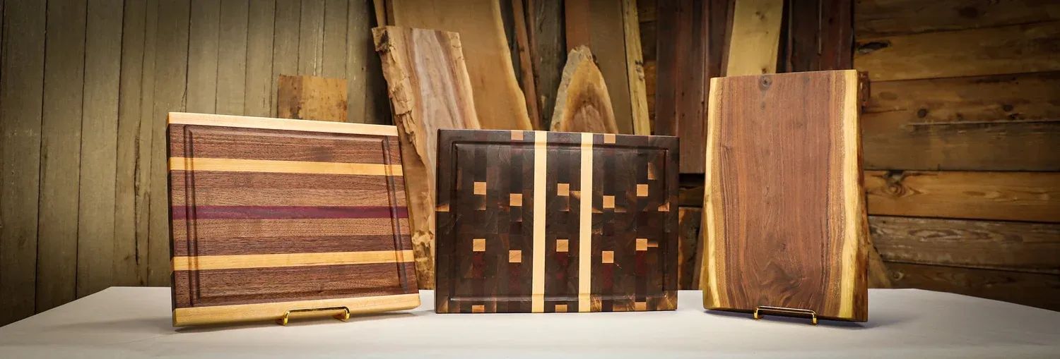 Black Walnut Cutting Boards, Charcuterie Boards, and Custom Home Goods. Hand Crafted in Omaha, Nebraska USA.